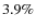 $3.9\%$