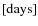 $\rm {[days]}$