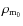 $\rho_{\rm m_{0}}$
