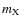 $m_{\rm X}$