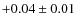 $+0.04\pm0.01$