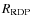 $R_{\rm RDP}$