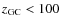 $z_{\rm GC}<100$