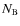 $N_{\rm B}$