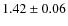 $1.42\pm0.06$
