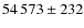 $54\,573\pm232$