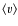 $\langle v\rangle$