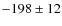$-198\pm12$