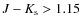 $J-K_{\rm s} > 1.15$