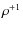 $\rho^{+1}$