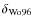 $\delta_{\rm Wo96}$