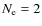 $N_{\rm e}=2$