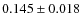 $0.145\pm0.018$