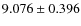$9.076\pm0.396$
