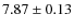 $7.87\pm0.13$