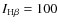 $I_{\rm H\beta}=100$