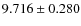 $9.716\pm0.280$