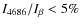$I_{4686}/I_{\beta} < 5\%$
