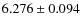 $6.276\pm0.094$