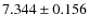 $7.344\pm0.156$
