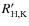 $R'_{\rm {H,K}}$