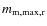 $m_{\rm m, max, r}$