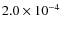 $2.0\times10^{-4}$
