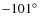 $-101\hbox{$^\circ$ }$