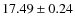 $17.49 \pm 0.24$