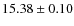 $15.38 \pm 0.10$