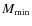 $M_{\rm min}$