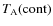 $T_{\rm A}({\rm cont})$