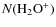 $N({\rm H_2O^+})$