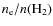 $n_{\rm e}/n({\rm H}_2)$