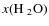 $x({\rm H~_2O})$