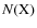 $N({\rm X})$
