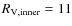 $R_{\rm V,inner}=11$