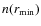 $n(r_{\rm min})$