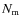 $N_{\rm m}$