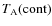 $T_{\rm A}{(\rm cont)}$