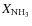 $X_{{\rm NH}_3}$