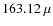 $163.12~\mu$