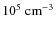 $10^5~{\rm cm}^{-3}$