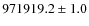 $971919.2\pm1.0$