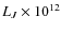 $L_J \times 10^{12}$