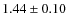 $1.44\pm0.10$