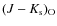 $(J-K_{\rm s})_{\rm O}$