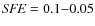 ${\it SFE}=0.1{-}0.05$