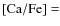 $\rm [Ca/Fe]=$