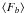 $\left\langle F_b \right\rangle$